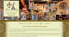 Desktop Screenshot of fleurdelisgiftandhome.com